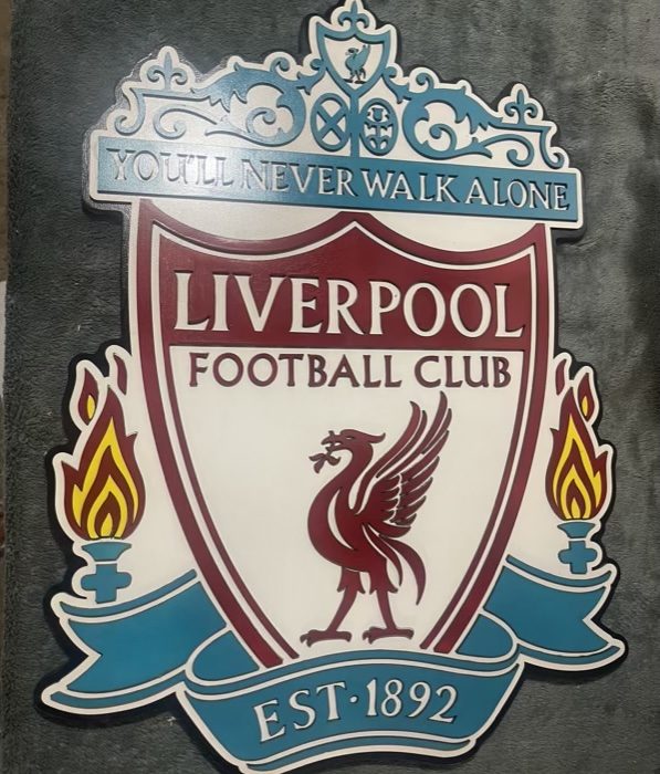Liverpool F.C Timber sign