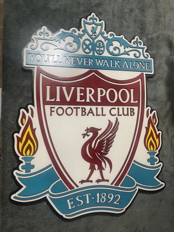 Liverpool F.C Timber sign